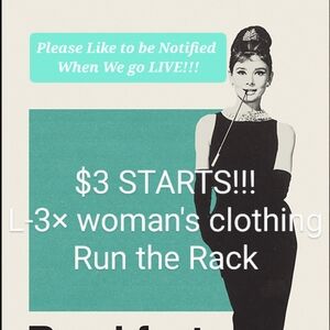 Women Large to 3x! $3 Starts!!!